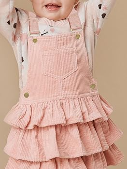Amazon.com: Batermoon Girls Dress Suspender Dresses Ruffle